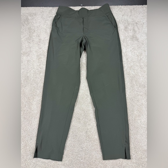 Athleta Pants - Athleta, Women's Brooklyn Mid-Rise Ankle Pants, Green, Size 4 In EUC